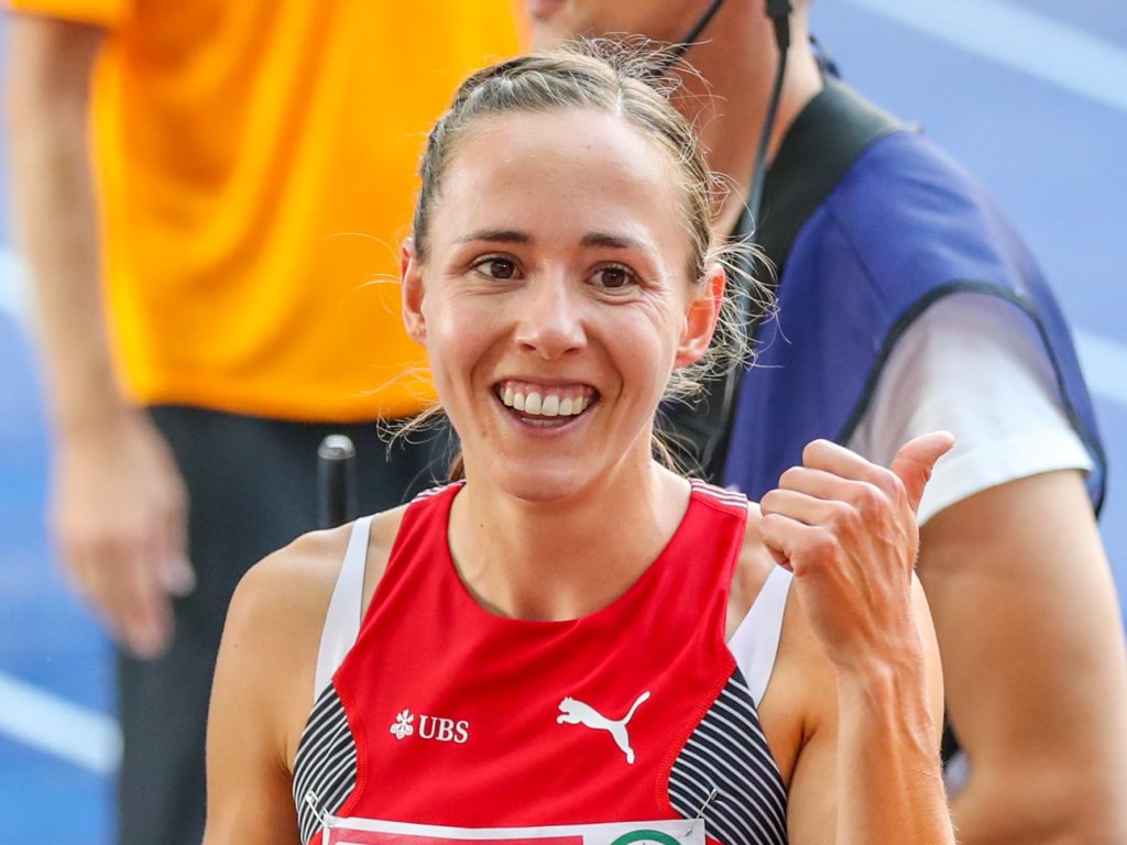 Selina Büchel nach dem Halbfinal an der EM 2018 in Berlin (Photo: athletix.ch)