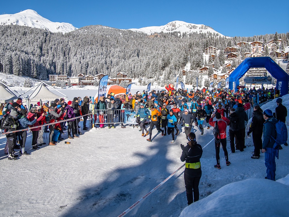 Start am Swiss Snow Walk & Run Arosa (Photo: Swiss Snow Walk & Run, Luca Gisler)